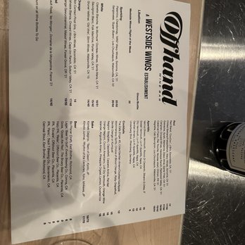 Offhand Wine Bar - Menu - Wine Bars Near Me - Santa Monica, California Offhand Wine Bar - Menu - Wine Bars Near Me - Santa Monica, California