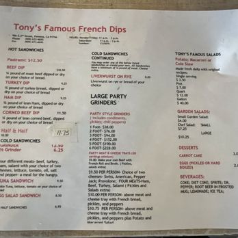 Tony's French Dips - Sandwiches Near Me - Pomona, California Tony's French Dips - Sandwiches Near Me - Pomona, California