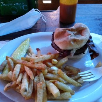 Mister B's Restaurant & Catering - Blue cheese burger with bacon - Pizza Near Me - Niagara Falls, New York