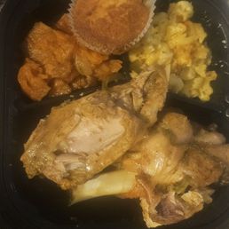 Turkey wing dinner. Exactly how it came.