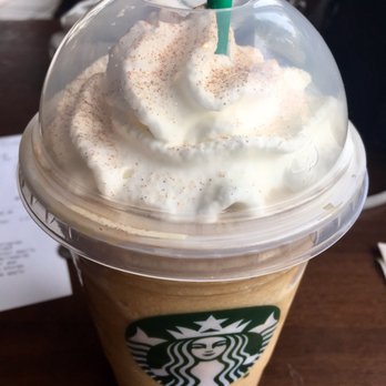 Starbucks - Thanks Nick! And Alison!   Yummy Cinnamon dolcé frapp! - Coffee & Tea Near Me - Los Angeles, California
