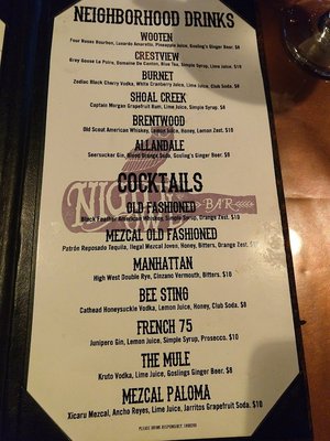Menu photo 1 Night Owl Austin, TX