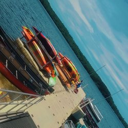 Dock & assortment of equipment