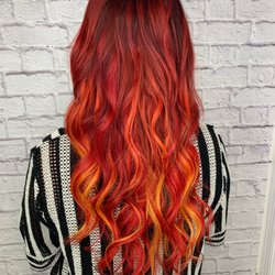 Salon 13 - Red hair extensions