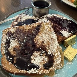 french toast with ube sauce french toast with ube sauce