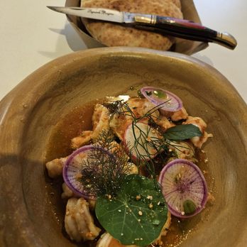 Sora Craft Kitchen - Shrimp in Tarhana Butter - Mediterranean Near Me - Los Angeles, California Sora Craft Kitchen - Shrimp in Tarhana Butter - Mediterranean Near Me - Los Angeles, California