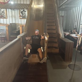 Parker Brothers Trail Dust SteakHouse - The slide is an added bonus. - Steakhouses Near Me - Sanger, Texas
