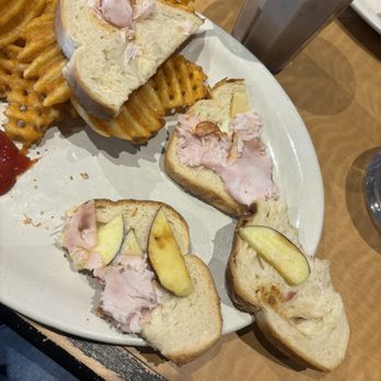 Le Peep - The Turkey, apple, and Brie sandwich.   Service was great though! - Breakfast & Brunch Near Me - Nashville, Tennessee