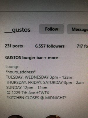 GUSTOS burger bar + more by null