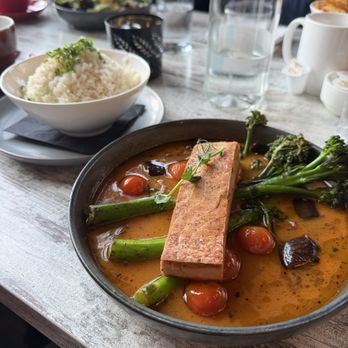 NextDoor Restaurant - "Salmon" Sinigang - Canadian (New) Near Me - Markham, Ontario