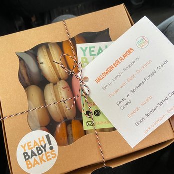 Yeah Baby Bakes - Halloween box - Macarons Near Me Yeah Baby Bakes - Halloween box - Macarons Near Me