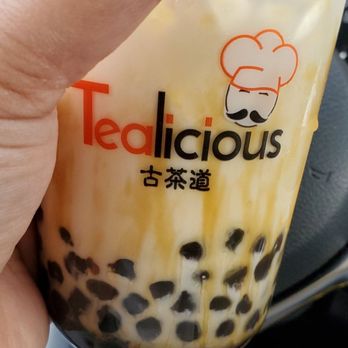 Tealicious - Black Sugar boba latte - Bubble Tea Near Me - Sacramento, California