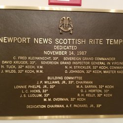 Scottish Rite Temple - Dedication