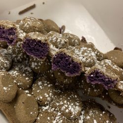 Puft Bubble Waffles - Taro Bubble Waffle