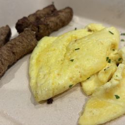 Biscuits & Turkey Sausage Gravy With Eggs
