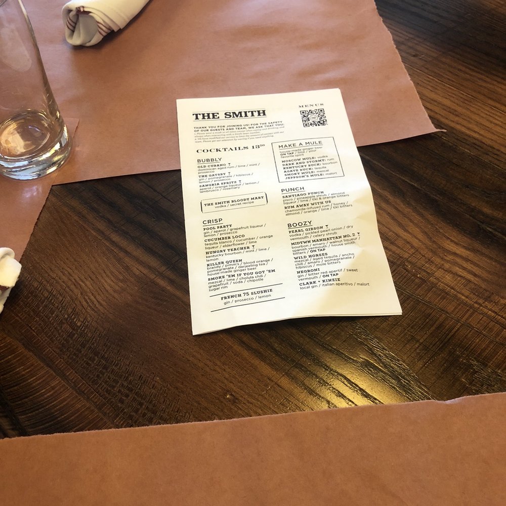 The Smith - Menu - New American Near Me - Chicago, Illinois The Smith - Menu - New American Near Me - Chicago, Illinois