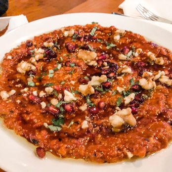 Supergeil - Roasted tomato, walnut, pomegranate - Mediterranean Near Me - Detroit, Michigan Supergeil - Roasted tomato, walnut, pomegranate - Mediterranean Near Me - Detroit, Michigan