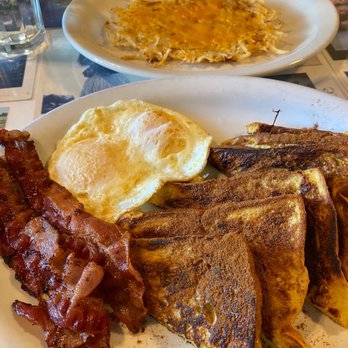 Art's Cafe - Cinnamon French Toast , 2 Eggs And 2 Strips Bacon Or Sausages - Diners Near Me - San Francisco, California Art's Cafe - Cinnamon French Toast , 2 Eggs And 2 Strips Bacon Or Sausages - Diners Near Me - San Francisco, California