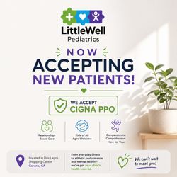 Now accepting new patients with Cigna PPO. Call or email us for more information or to schedule an appointment.