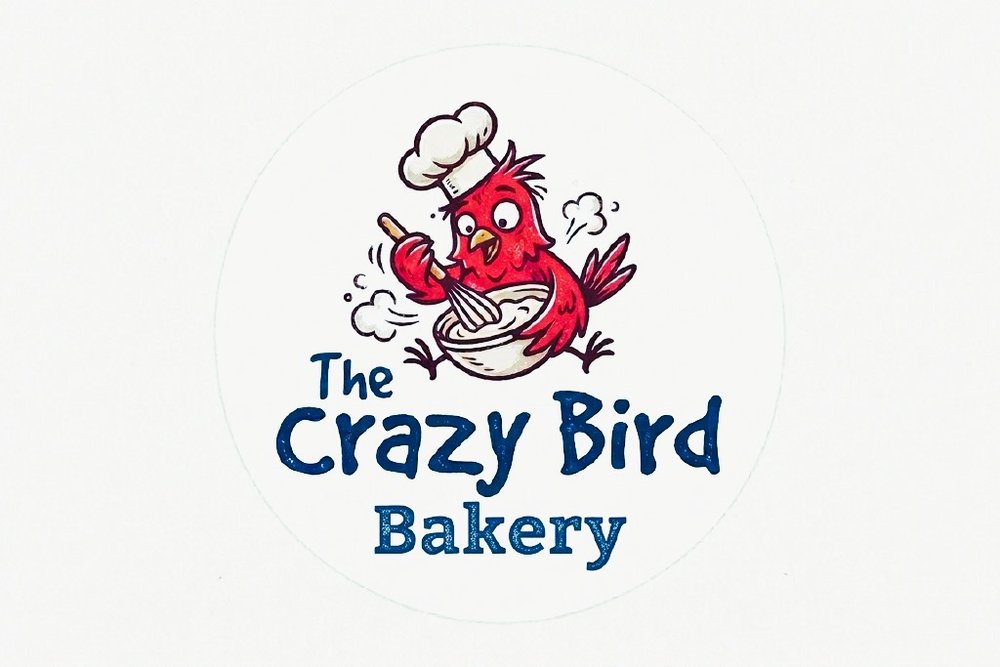 The Crazy Bird Bakery Logo