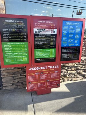 Menu photo 1 Cook Out Selma, NC Menu photo 1 Cook Out Selma, NC
