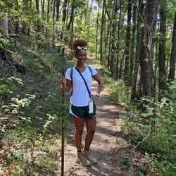 Oak Mountain State Park - The kings chair trail is steep and flat but totally worth it!
