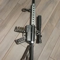 Deadwood Old West Trading Post - Machine gun art!