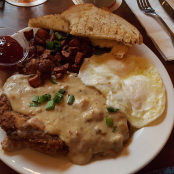 Spar Café - Enormous plate of country fried steak. - Cafes Near Me - Olympia, Washington Spar Café - Enormous plate of country fried steak. - Cafes Near Me - Olympia, Washington