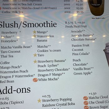 Top Boba - Menu - Bubble Tea Near Me - Las Vegas, Nevada Top Boba - Menu - Bubble Tea Near Me - Las Vegas, Nevada
