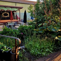 Gardens and music venue at Vitas