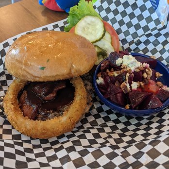 Joe's Farm Grill - Portabello mushroom burger - American Near Me - Gilbert, Arizona Joe's Farm Grill - Portabello mushroom burger - American Near Me - Gilbert, Arizona