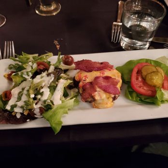 Ashten's - Pimento cheese bacon burger with no bun - New American Near Me - Southern Pines, North Carolina