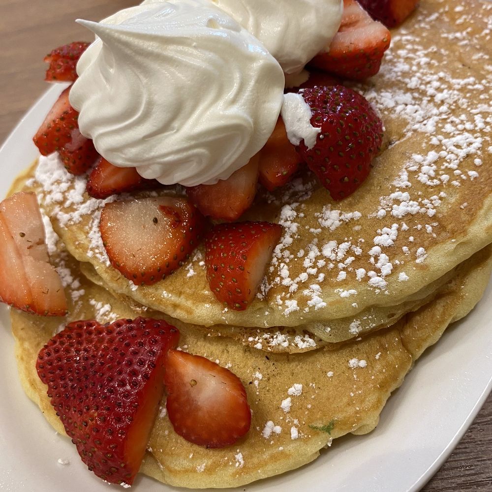 Stacked Pancake & Breakfast House - strawberries and whipped cream - Breakfast & Brunch Near Me - Brooklin, Ontario Stacked Pancake & Breakfast House - strawberries and whipped cream - Breakfast & Brunch Near Me - Brooklin, Ontario