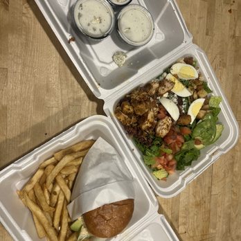Montana Jack's - two takeout containers of food - American Near Me - Billings, Montana Montana Jack's - two takeout containers of food - American Near Me - Billings, Montana