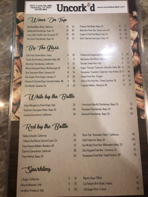 Menu photo 6 Uncork'd Bar & Grill McKinney, TX Menu photo 6 Uncork'd Bar & Grill McKinney, TX