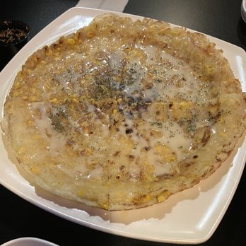 Kong Pocha - Sweet corn pancake, so damn good!!! - Korean Near Me - Columbia, Maryland