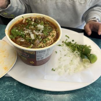 Tacos El Kali - Birria ramen was good broth had good flavor and meat was soft and tender - Mexican Near Me - Minneapolis, Minnesota Tacos El Kali - Birria ramen was good broth had good flavor and meat was soft and tender - Mexican Near Me - Minneapolis, Minnesota