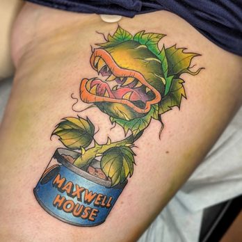 Studio 28 - Here comes Audrey 2 from Little House of Horrors. Done by Darby - Piercing Near Me - New York, New York Studio 28 - Here comes Audrey 2 from Little House of Horrors. Done by Darby - Piercing Near Me - New York, New York