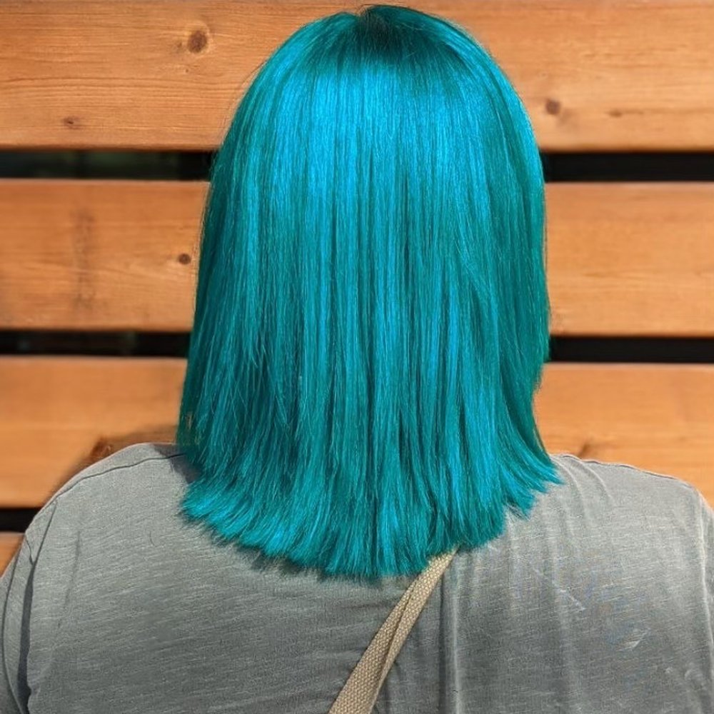 Previous visit results. Love the vibrancy of this color. Felt like a boss
