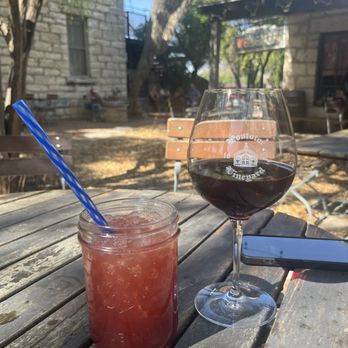 Pontotoc Vineyard Weingarten  - Sangria and a Tempranillo - Wineries Near Me - Fredericksburg, Texas