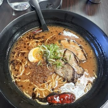 Daruma Ramen and Bowl - Mayu Tonkotsu Ramen (Spicy Level 2) - Ramen Near Me - Mesa, Arizona Daruma Ramen and Bowl - Mayu Tonkotsu Ramen (Spicy Level 2) - Ramen Near Me - Mesa, Arizona