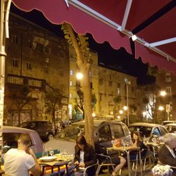 La Stanza del Gusto - Street scene, view from our table.