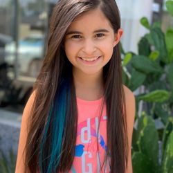 Revive Salon and Spa in Oak Forest - Pop of color for this little cutie by Adrian @hairdidby_adrian.