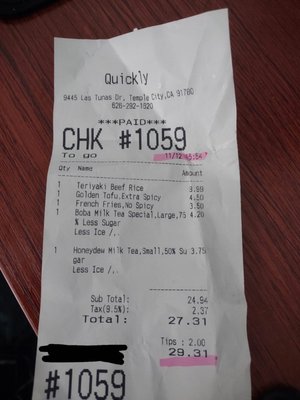 QUICKLY Cafe - Temple City by null