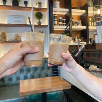 Grind NYC - Must get "The Grind." It's an iced mocha latte with macadamia milk and maple syrup! The Grind - Cafes Near Me - New York, New York Grind NYC - Must get "The Grind." It's an iced mocha latte with macadamia milk and maple syrup! The Grind - Cafes Near Me - New York, New York
