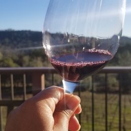 a hand holding a glass of red wine a hand holding a glass of red wine