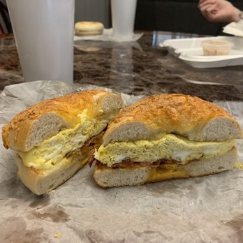 Bagel King Bakery - Bacon, Egg, and Cheese on Cheddar Bagel - Bakeries Near Me - Deltona, Florida Bagel King Bakery - Bacon, Egg, and Cheese on Cheddar Bagel - Bakeries Near Me - Deltona, Florida