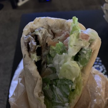 Petit Café - Original Gyro To Go (I added lettuce) - Greek Near Me - El Segundo, California