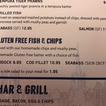 City Restaurant - Gluten-free fish and chips options - British Near Me - Edinburgh, EDH