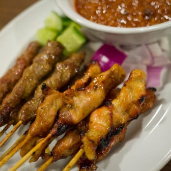 Mamak - Assorted Beef and Chicken Satay. Grilled over flaming charcoal and served with a sweet and spicy peanut sauce. - Malaysian Near Me - Haymarket, NSW Mamak - Assorted Beef and Chicken Satay. Grilled over flaming charcoal and served with a sweet and spicy peanut sauce. - Malaysian Near Me - Haymarket, NSW